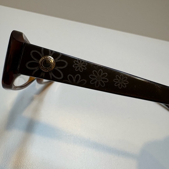 FRAMES ONLY- COACH MIRANDA (2014) BROWN 46•16•135 COACH EYEGLASSES FRAMES - Picture 8 of 14